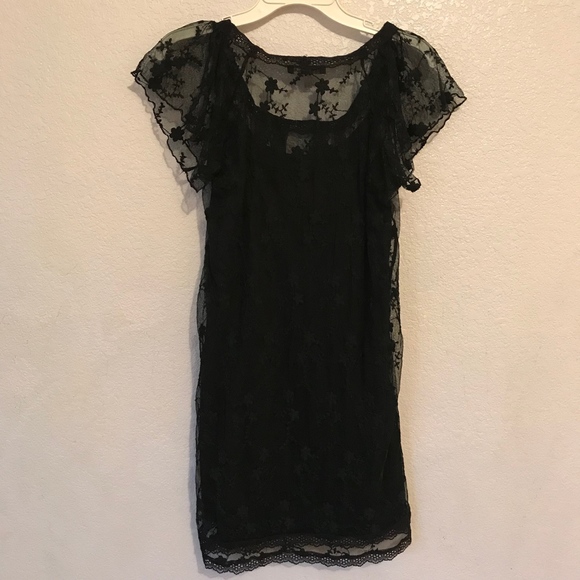 ❌SOLD❌Lace black Anama Night dress, medium - Picture 1 of 6